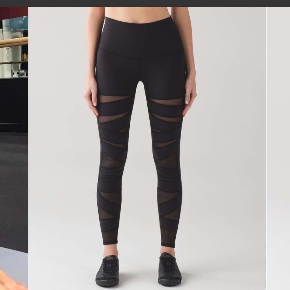 Lululemon Wunder Under Pant (Hi-Rise) (Tech Mesh)